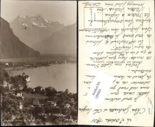 109501,Chillon et dts du Midi Kt Waadt