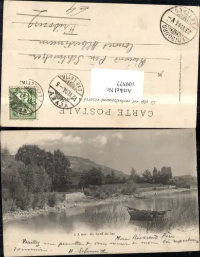 109577,Au bord du lac Ruderboot Kt Waadt
