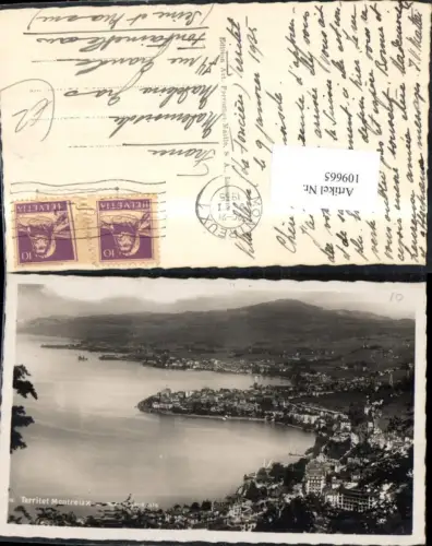 109665,Territet Montreux vue generale Kt Waadt