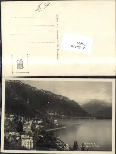 109697,'Territet et les Dents du Midi Kt Waadt