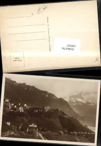 109767,Glion et les Dts du Midi Kt Waadt