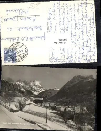 109820,Les Diablerets et Argentine vues de Gryon Kt Waadt