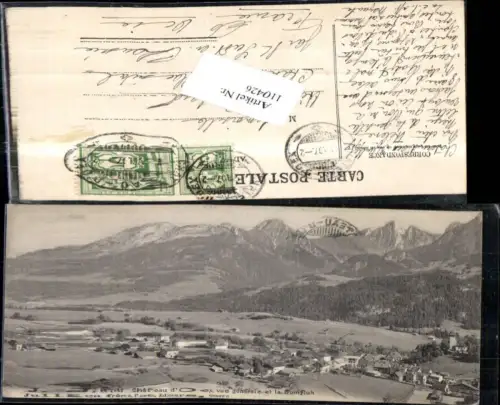 110426,Chateau d�Oex Totale 1907 Kanton Waadt