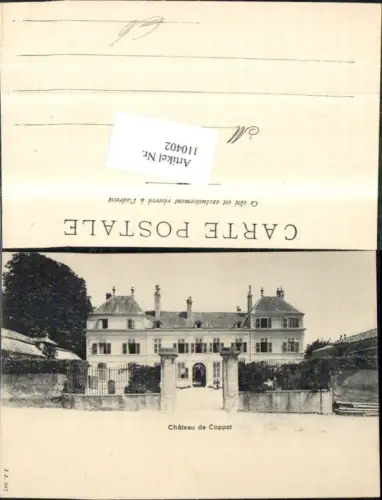 110402,Chateua de Coppet Front Kanton Waadt