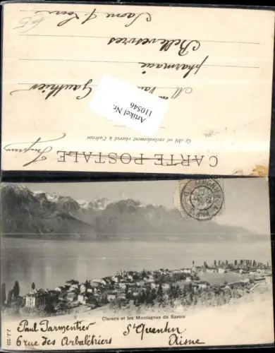 110546,Clarens et les Montagnes de Savoie Kanton Waadt