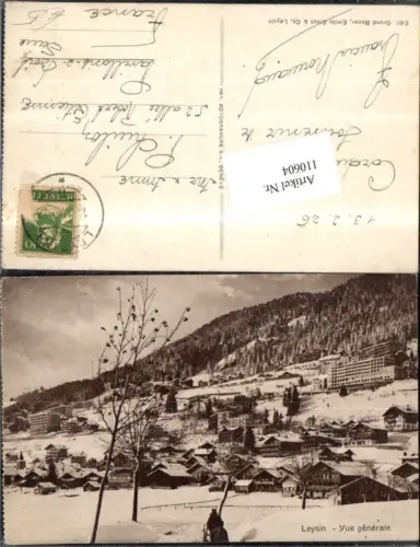 110604,Leysin Totale Winter 1926