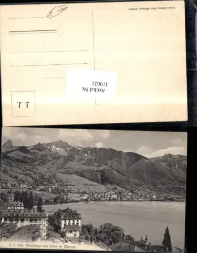 110621,Montreux vue prise de Clarens Kanton Waadt
