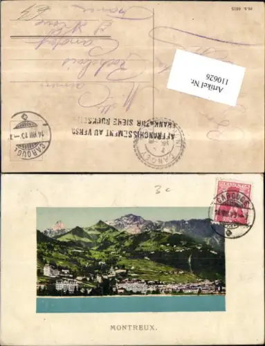 110626,Montreux 1910 Kanton Waadt