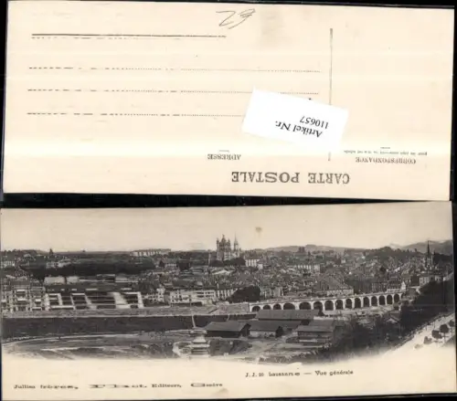 110657,Lausanne Totale Kanton Waadt