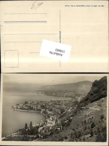 110682,Montreux Clarens Totale Kanton Waadt