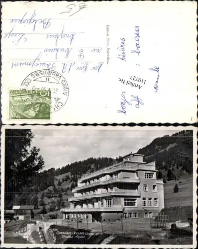 110727,Chesieres Villars Institut Alpina 1956 Kanton Waadt