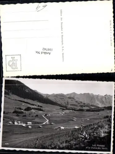 110742,Les Mosses et la Chaine des Vanils Kanton Waadt
