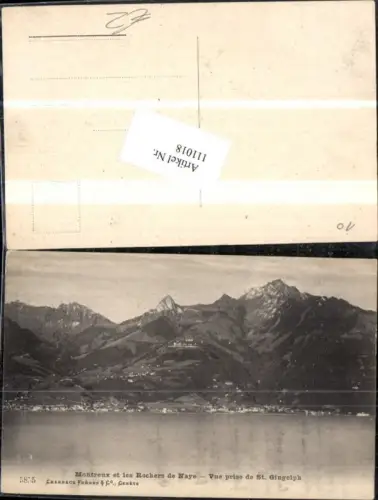111018,Montreux et les Rochers de Naye Kanton Waadt