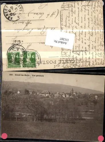 111207,Gimel les Bains Totale 1915 Kanton Waadt