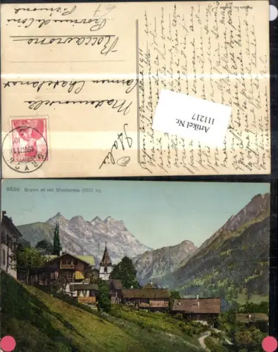 111217,Gryon et les Diablerets 1911 Kanton Waadt