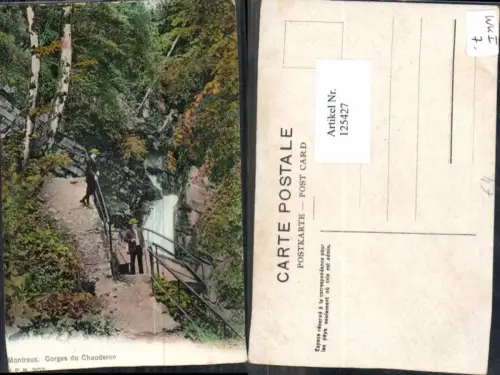 125427,Montreux Gorges du Chauderon Kt Waadt