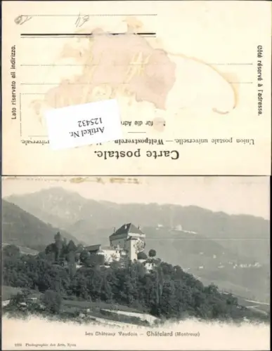 125432,Les chateuaux Vaudois chatelard Montreux Kt Waadt