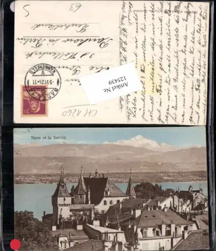 125439,Nyon et la Savoie Kt Waadt 1924