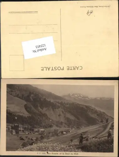 125453,Les Avants et la du Midi pub J.J. 7438 Kt Waadt