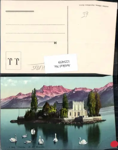 125459,Montreux Clarens Ile des Mouettes Kt Waadt pub J.J. 7244