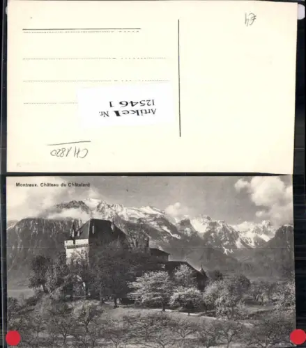 125461,Montreux chateau du chatelard Kt Waadt