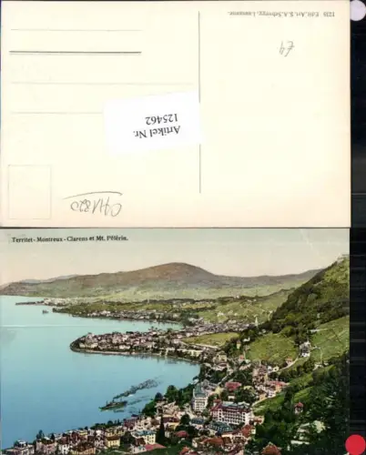 125462,Territet Montreux clarens et Mt Pelerin Kt Waadt