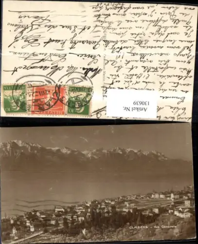 130639,Clarens Totale 1923 Kt. Waadt