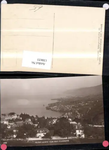 130655,Glion avec vue sur Clarens Ansicht Kt. Waadt