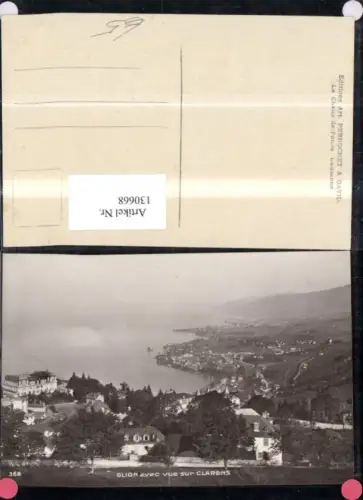 130668,Glion avec vue sur Clarens Ansicht Kt. Waadt