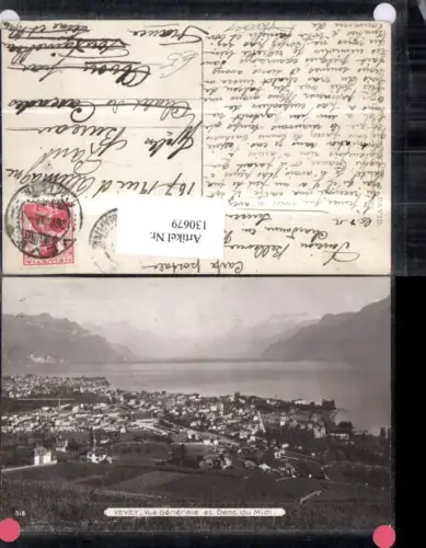 130679,Vevey Totale 1912 Kt. Waadt