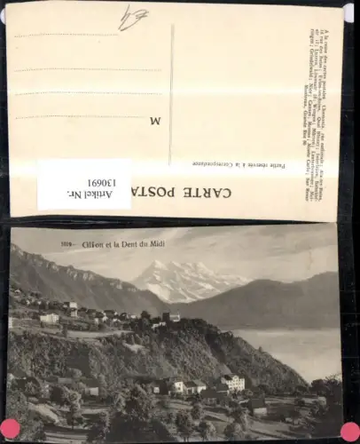 130691,Glion et la Dent du Midi Ansicht Kt. Waadt