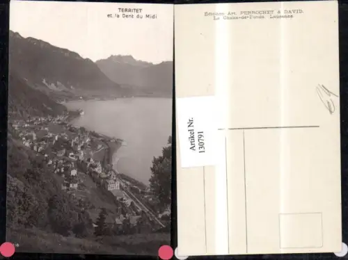 130791,Territet et la Dent du Midi Ansicht Kt. Waadt