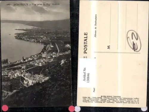 130846,Montreux Vue prise du Rigi vaudois Ansicht Kt. Waadt