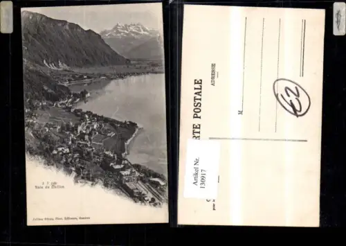130917,Baie de Chillon Ansicht Kt. Waadt