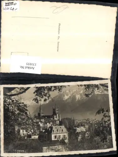 131035,Lausanne Ansicht Kt. Waadt