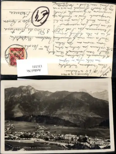 131351,Leysin et le Chamossaire Totale 1934 Kt. Waadt