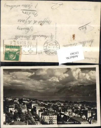 131363,Lausanne Totale 1930 Kt. Waadt