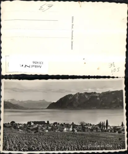131456,Cully et les Alpes Ansicht Kt. Waadt