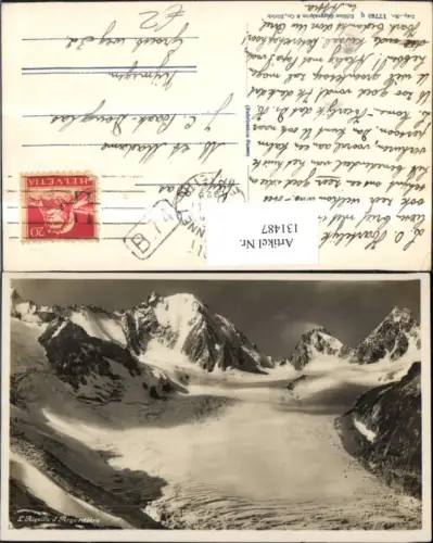 131487,L Aiguille d Argentiere Mont Blanc Massiv Bergansicht Kt. Waadt