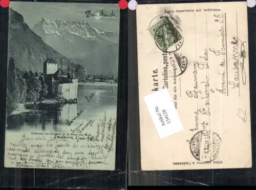 134128,Mond AK Chillon et la dent du midi Kt Waadt