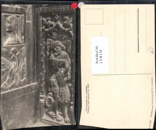 134138,Lausanne Cathedrale Kt Waadt