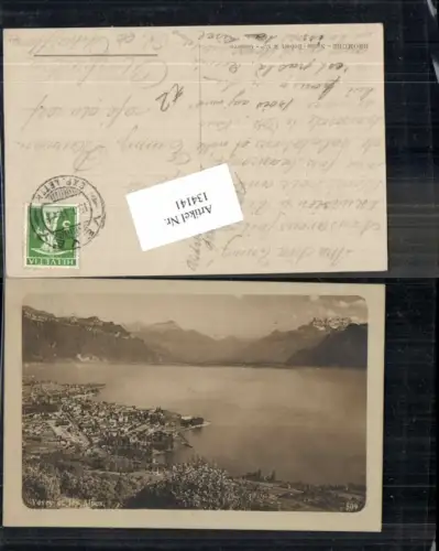 134141,Vevey et les alpes Kt Waadt