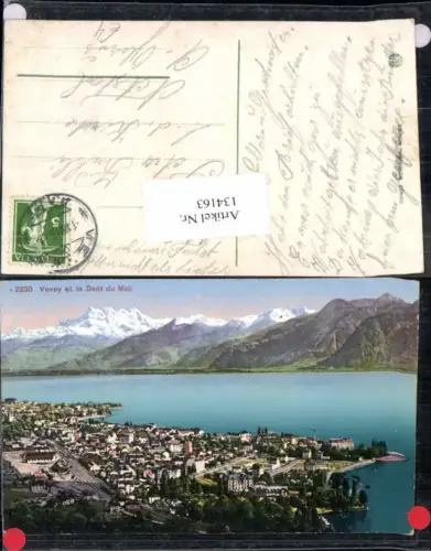 134163,Vevey Dent du midi Kt Waadt