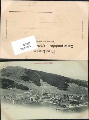 136486,Sainte Croix et le Chasseron 1899 Kt Waadt