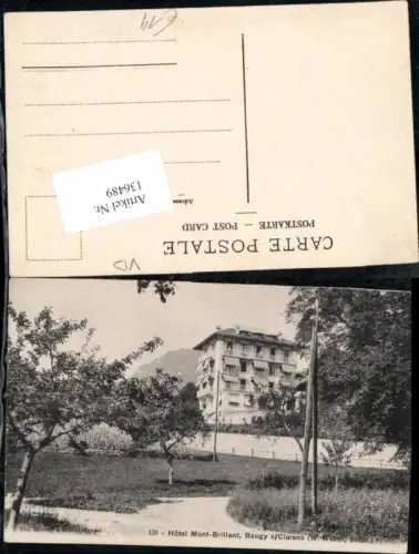136489,Hotel Mont Brillant Baugy bei Clarens Kt Waadt 1905