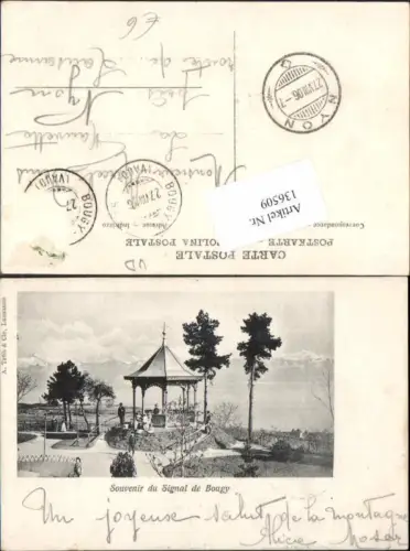 136509,Souvenir du Signal Bougy Kt Waadt