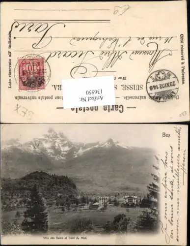 136550,Villa des Bains et Dent du Midi Bex Kt Waadt