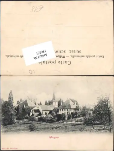 136551,Gingins Partie im Ort 1900 Kt Waadt