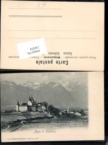 136554,Aigle le Chateau Kt Waadt