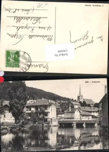 136569,Vallorbe Partie im Ort 1905 Kt Waadt